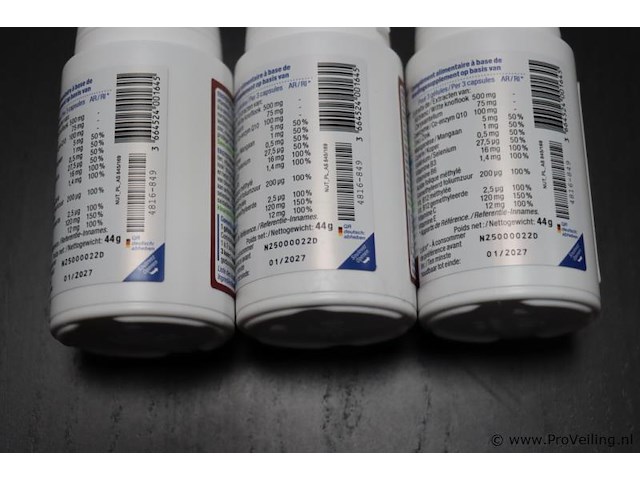 Nutergia ergysterol+ - 3 potten á 90 capsules - afbeelding 3 van  3