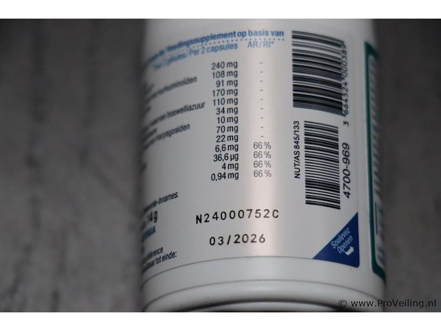 Nutergia ergytol - 1 pot á 30 capsules - afbeelding 3 van  3