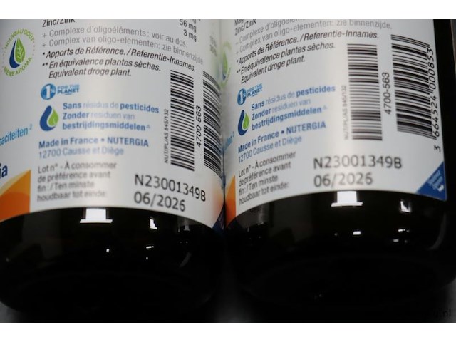 Nutergia voedingssupplement - 2 flessen á 250ml - afbeelding 3 van  3