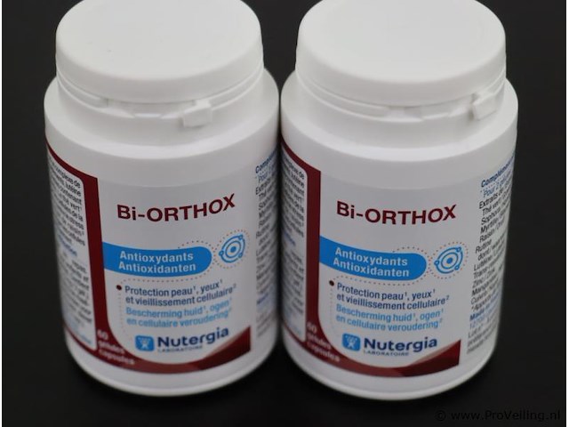 Nutergia voedingssupplement bi-orthox - 2 potten á 60 capsules - afbeelding 1 van  3