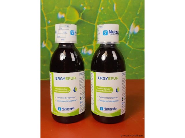 Nutergia voedingssupplementen, diverse soorten o.a. ergyepur leverondersteuning & ergydigest spijsvertering - afbeelding 2 van  9