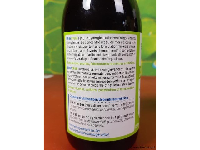 Nutergia voedingssupplementen, diverse soorten o.a. ergyepur leverondersteuning & ergydigest spijsvertering - afbeelding 3 van  9