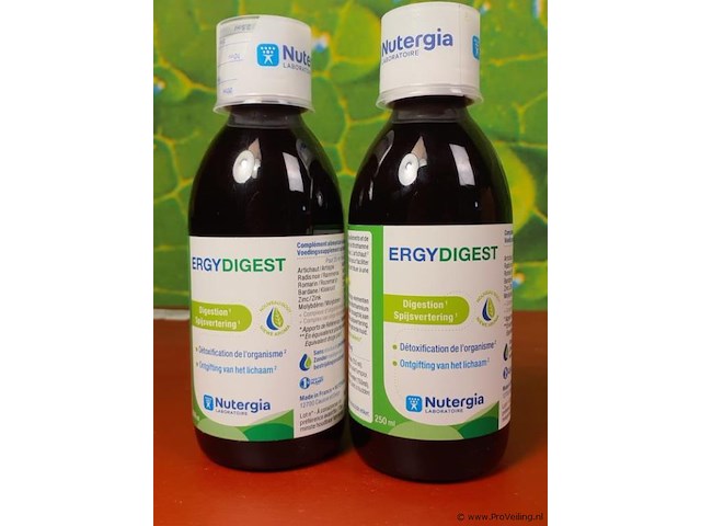 Nutergia voedingssupplementen, diverse soorten o.a. ergyepur leverondersteuning & ergydigest spijsvertering - afbeelding 6 van  9