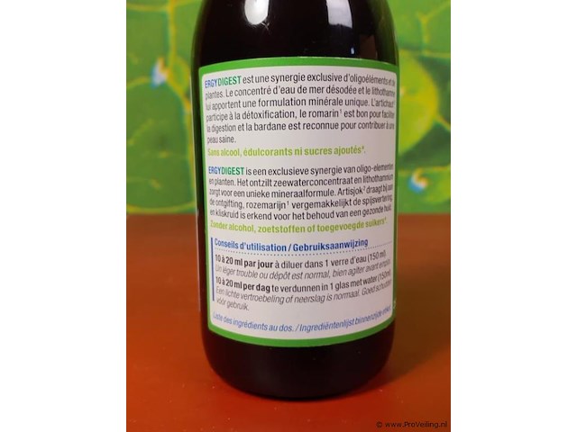 Nutergia voedingssupplementen, diverse soorten o.a. ergyepur leverondersteuning & ergydigest spijsvertering - afbeelding 7 van  9