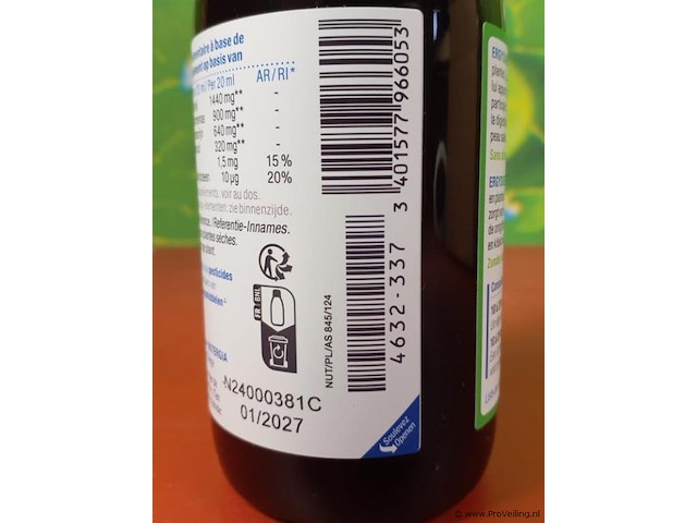 Nutergia voedingssupplementen, diverse soorten o.a. ergyepur leverondersteuning & ergydigest spijsvertering - afbeelding 9 van  9