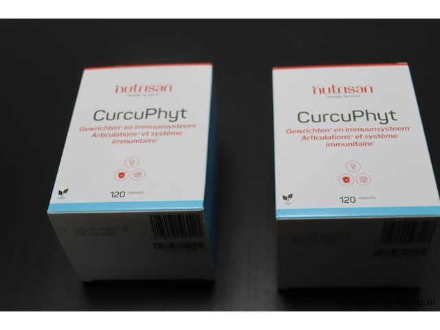 Nutrisan curcuphyt - 2 potten á 120 capsules - afbeelding 1 van  4