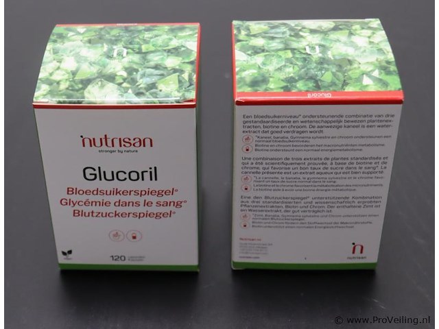 Nutrisan glucoril - 2 potten á 120 capsules - afbeelding 1 van  4