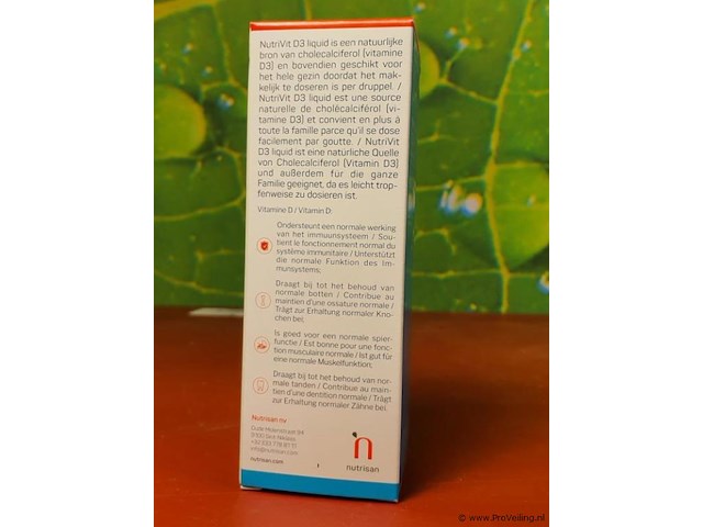 Nutrisan voedingsupplementen, diverse soorten o.a. digestassist enzyme, nutrivit d3 & nutri-essentials - afbeelding 4 van  13