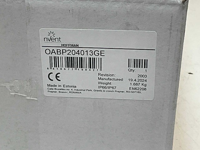 Nvent 0abp204013ge klemmenkast - afbeelding 2 van  2