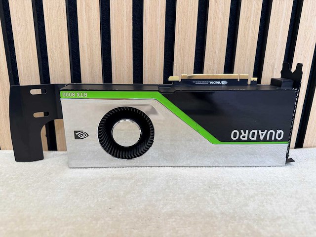 Nvidia - quadro rtx 8000 - 48gb / gddr6 / workstation videokaart - afbeelding 1 van  11
