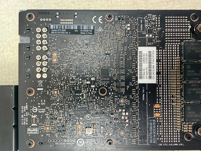 Nvidia - quadro rtx 8000 - 48gb / gddr6 / workstation videokaart - afbeelding 9 van  11