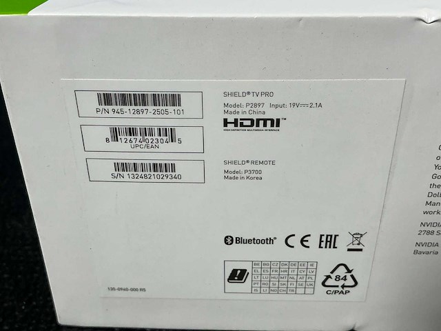 Nvidia p2897 shield tv pro 4k hdr android mediaspeler - afbeelding 4 van  4