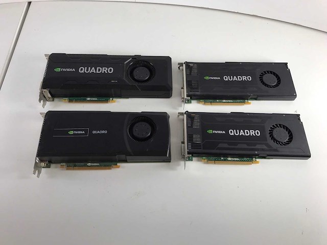 Nvidia quadro professional workstation gpus - check description (4x) - afbeelding 1 van  16
