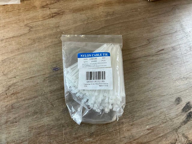 Nylon cable tie (25x) - afbeelding 2 van  4