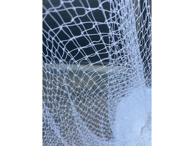 Nylon netwerk, nylon, wit - afbeelding 2 van  2