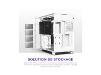 Nzxt h9 elite h9 elite mid-tower atx-gamingbehuizing met dubbele kamer wit - afbeelding 1 van  4