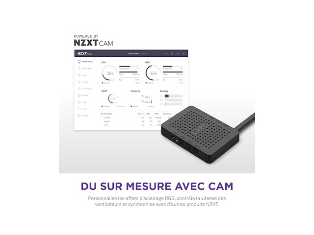 Nzxt h9 elite h9 elite mid-tower atx-gamingbehuizing met dubbele kamer wit - afbeelding 3 van  4