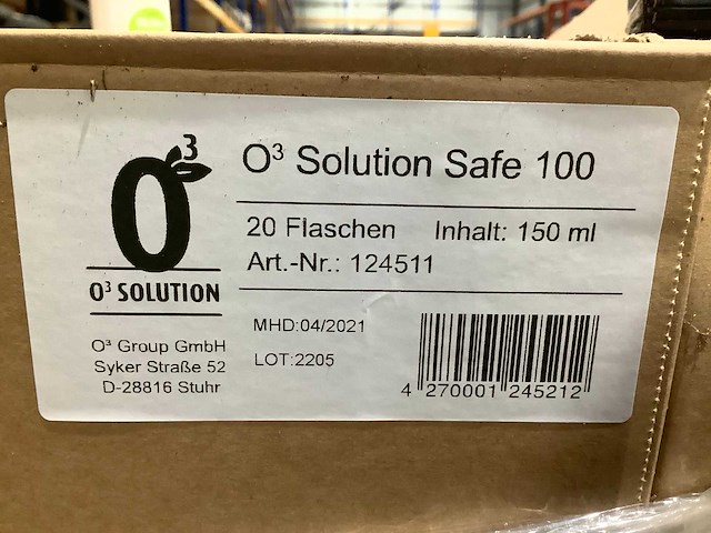 O3 solution - 2021 - desinfectiemiddel 150 ml (3640x) - afbeelding 3 van  7