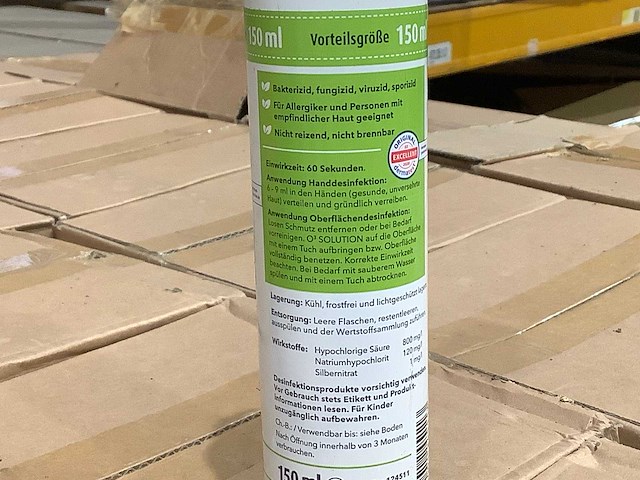 O3 solution - 2021 - desinfectiemiddel 150 ml (3640x) - afbeelding 5 van  7