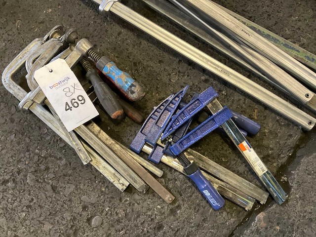 O.a. bessey, gopart lijmtangen (8x) - afbeelding 1 van  5