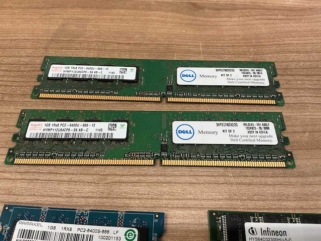O.a. dell, ramaxel, infineon, hynix | geheugenmodules - afbeelding 2 van  9