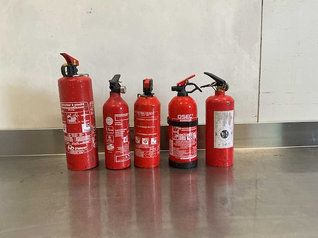 O.a. osec poederbrandblusser (5x) - afbeelding 1 van  4