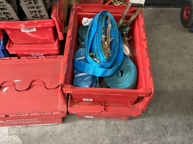 Oa spanbanden, palketwagen stoppers, etc partij transport hulpmiddelen - afbeelding 3 van  4