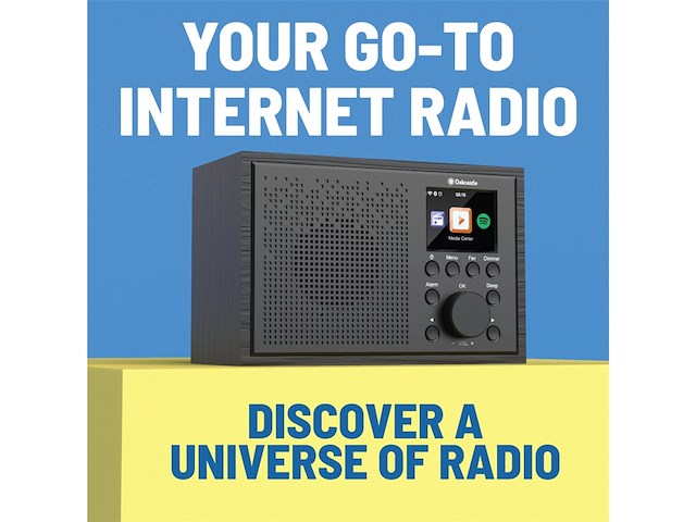 Oakcastle internet radio wifi, spotify connect, bluetooth, alarma dual - afbeelding 2 van  4