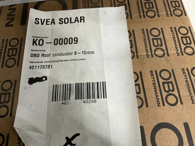 Obo bettermann - dakgeleider voor plat dak 8-10 mm (48x) - afbeelding 5 van  5