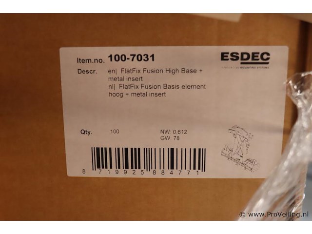 Obo dakleidinghouder voor platte daken 165 mbg-8-10 - 5218700 - 100 stuks. - afbeelding 4 van  4