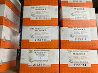Obo m-quick 2 klik zadels (8x) - afbeelding 1 van  1