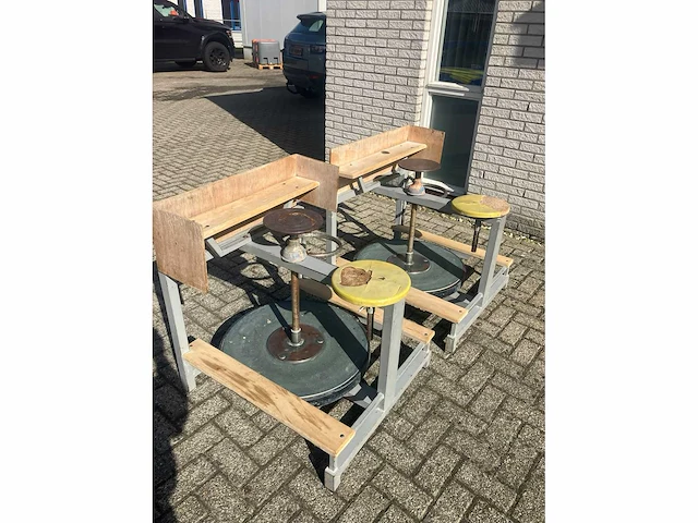 Obu - ovenbouw - pottenbakkerswiel (4x) - afbeelding 1 van  6