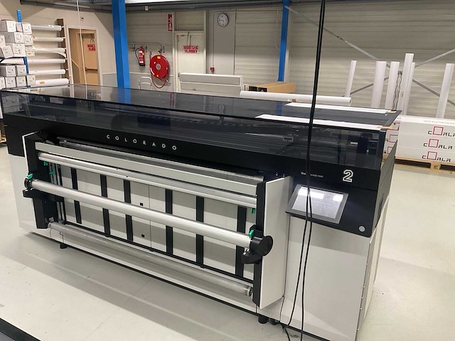 Océ colorado 1640 grootformaat uv gel printer - afbeelding 13 van  15
