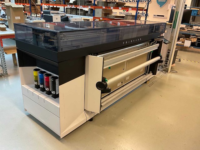 Océ colorado 1650 uv-gel grootformaat printer - afbeelding 2 van  8