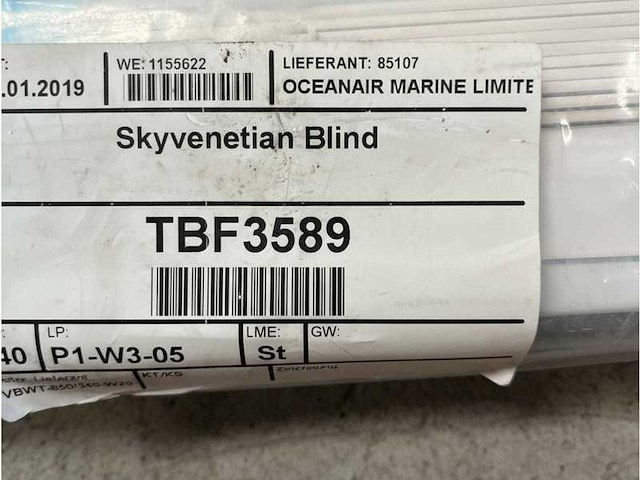 Ocean air hanse skyvenetian blind marine window shades durable light control privacy solution - afbeelding 2 van  4