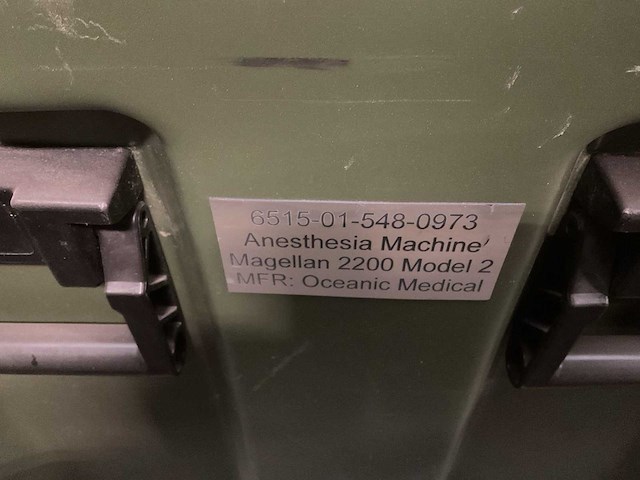 Oceanic medical magellan 2200 2 anesthesia machine - afbeelding 8 van  8