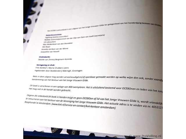 Ocebo 1919-2019 - afbeelding 2 van  5