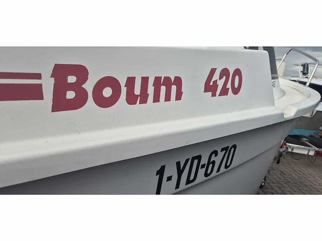Ocqueteau - boum 420 - console boat and fishing boat - 1991 - afbeelding 8 van  13