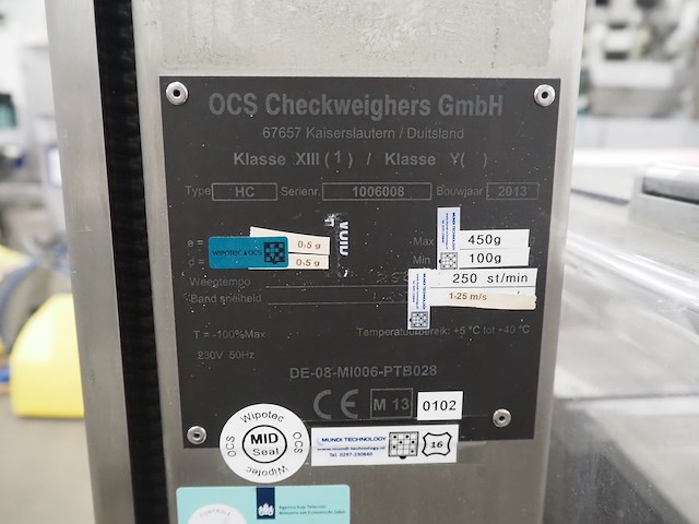 Ocs checkweighers gmbh / ceia - afbeelding 6 van  17