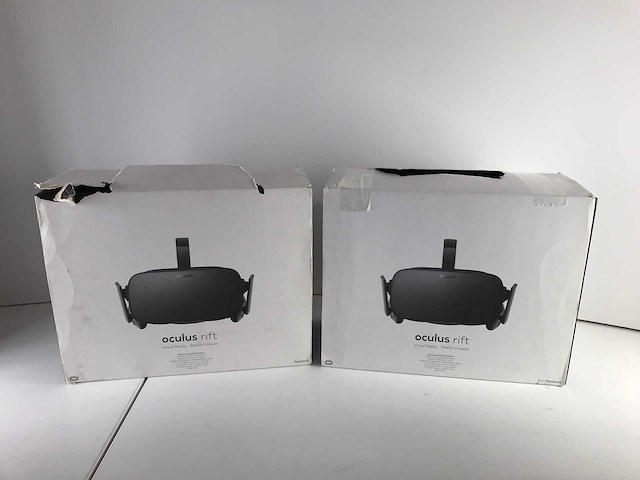 Oculus (340-01403-01/02) rift cv1 pc vr headsets (2x) - afbeelding 1 van  8