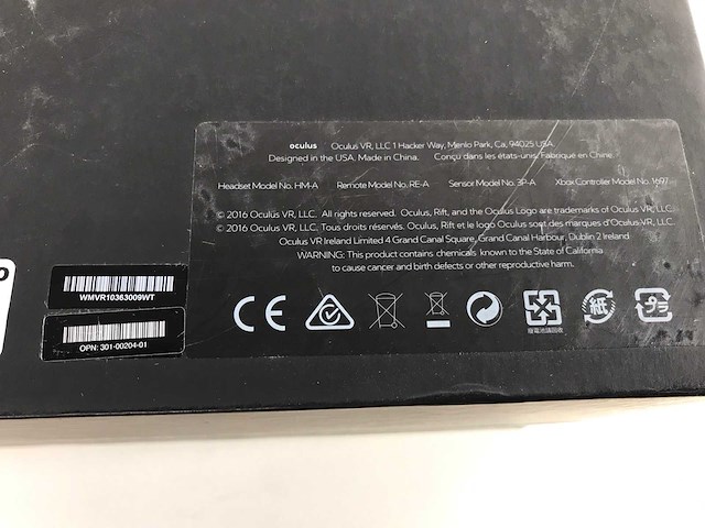 Oculus (340-01403-01/02) rift cv1 pc vr headsets (2x) - afbeelding 8 van  8