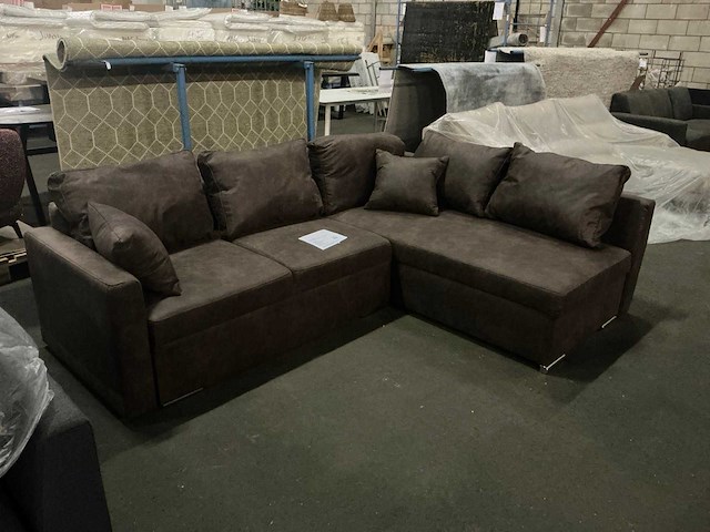 Odo hoekbank met slaap/opbergfunctie - afbeelding 1 van  5