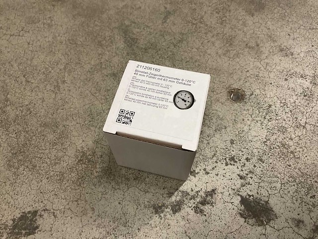 Oeg 0-120gr 211206160 bimetaal thermometer (6x) - afbeelding 2 van  2