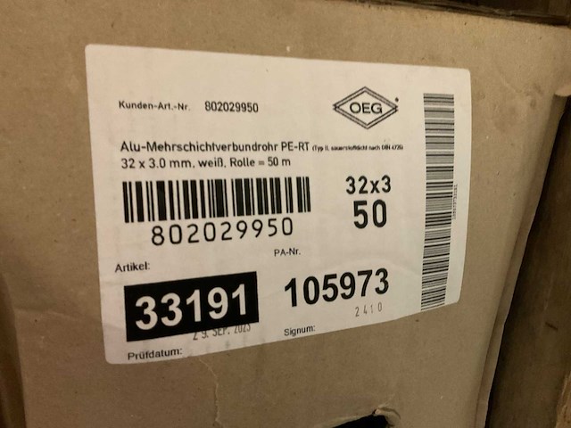 Oeg 32x3mm doos á 50m meerlagenbuis - afbeelding 2 van  3
