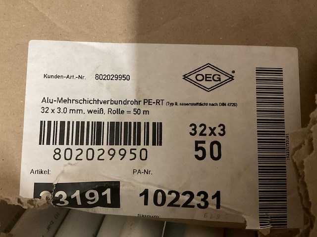 Oeg silvertec 32x3.0mm rol meerlagenbuis - afbeelding 2 van  2