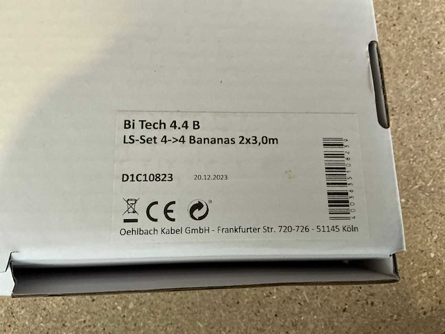 Oehlbach bi tech 4.4 b 3m speaker kabel set - afbeelding 2 van  2