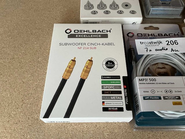 Oehlbach excellence audio accessoire (7x) - afbeelding 6 van  6