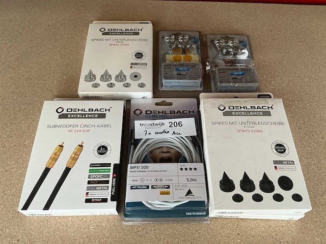 Oehlbach excellence audio accessoire (7x) - afbeelding 1 van  6