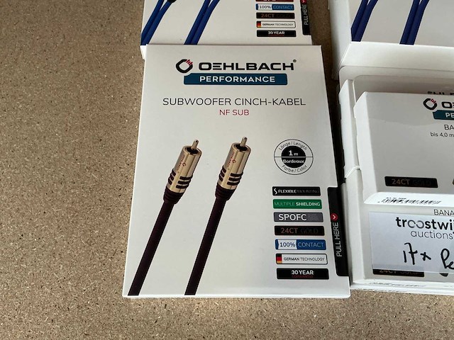 Oehlbach performance audio accessoire (17x) - afbeelding 1 van  7