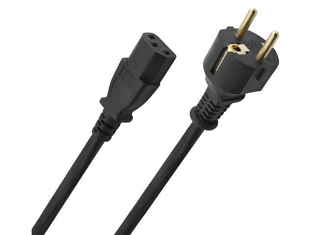Oehlbach powercord c13 5m voedingskabel (3x) - afbeelding 1 van  3